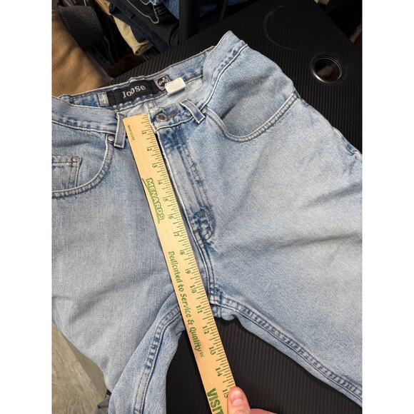 Vintage 90s Levi’s Silvertab Denim Shorts Baggy Distressed Light Wash Size 30 - Picture 8 of 16